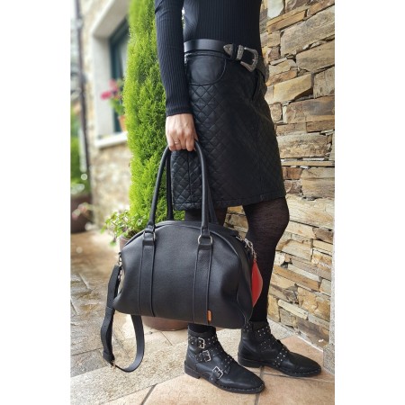 Bolso fin de semana de piel