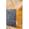 Mochila de piel animal print