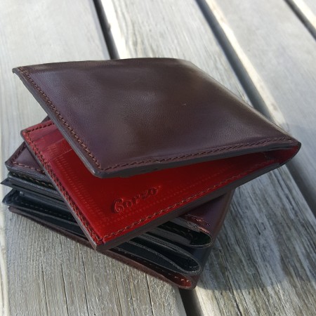 Billeteras,  tarjetero, con monedero en piel para hombre
