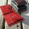 Billeteras,  tarjetero, con monedero en piel para hombre