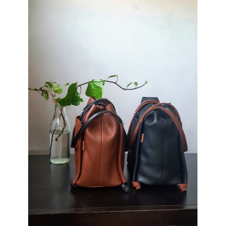 Soul Large Leather Shopper Bag | Corzo Artesanía