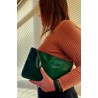 Cartera de mano 100% piel auténtica