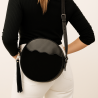 Duna · Bolso redondo de piel hecho en Galicia