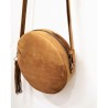 Duna · Bolso redondo de piel hecho en Galicia