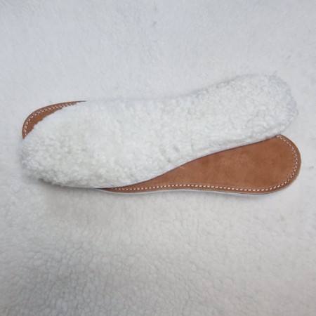 Plantillas de Lana Natural con Cuero Vegetal | Calidez y Confort para