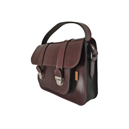 Vintage-Bolso Maletín de Piel | Artesanía en Galicia