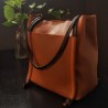 Soul Large Leather Shopper Bag | Corzo Artesanía