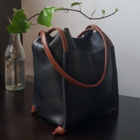 Bolso Shopper Grande de Piel Soul | Corzo Artesanía