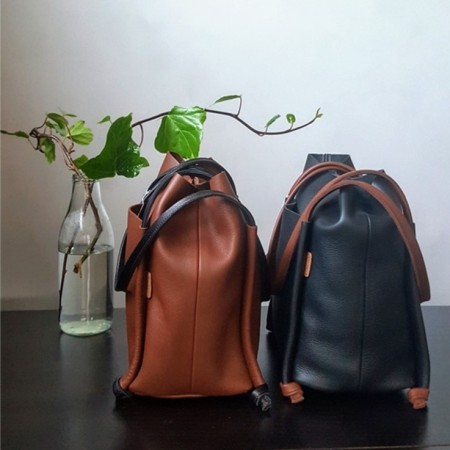 Bolso Shopper Grande de Piel Soul | Corzo Artesanía
