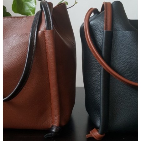 Bolso Shopper Grande de Piel Soul | Corzo Artesanía