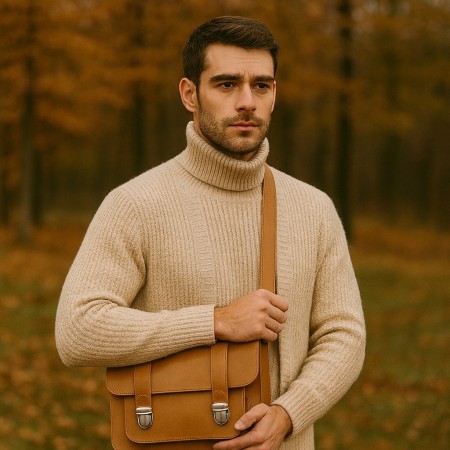 Vintage – Bolso Maletín de Piel Artesanal | Hecho en Galicia