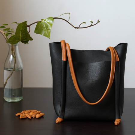 Bolso Shopper Grande de Piel Soul | Corzo Artesanía