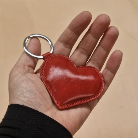 Amore – Corazón Llavero o Charm de cuero