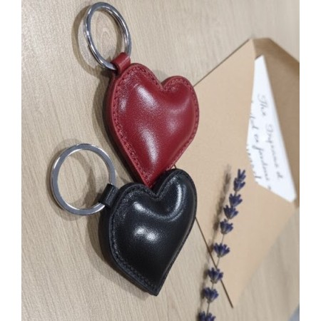 Amore – Corazón Llavero o Charm de cuero