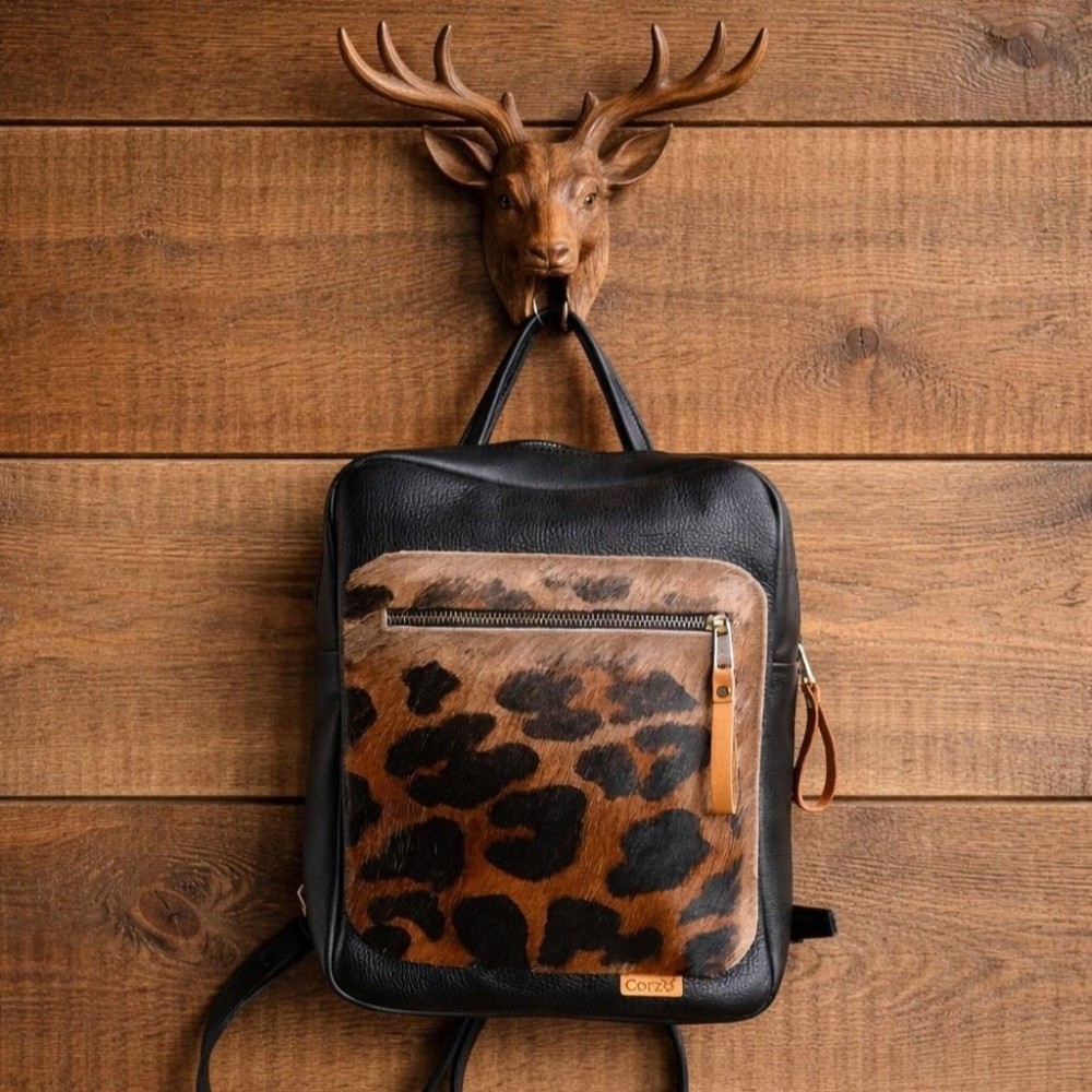 Mochila de Piel Mujer Aura - Taller artesanal en Galicia