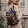 Mochila de Piel Mujer Aura - Taller artesanal en Galicia