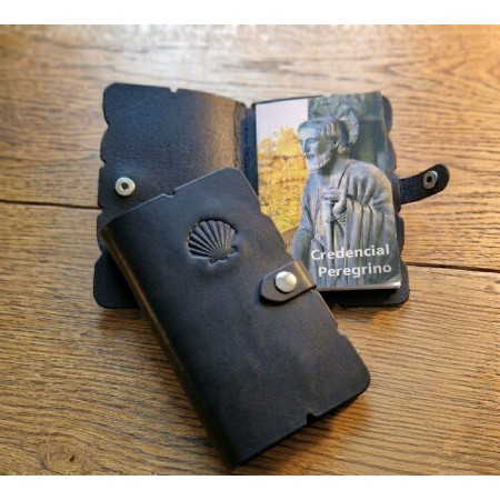 Leather Pilgrim Credential Cover | Corzo Artesanía
