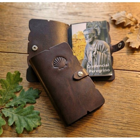 Funda Credencial Peregrino de Pel | Corzo Artesanía