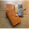 Funda Credencial Peregrino de Piel | Corzo Artesanía