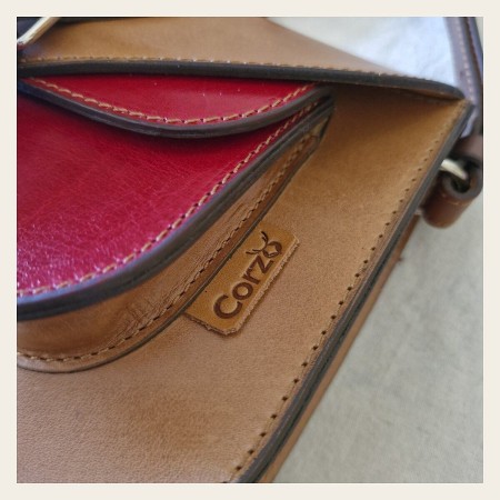 Paseo small leather crossbody bag | Corzo