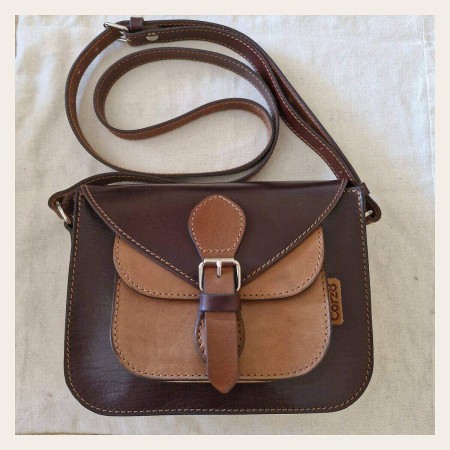 Paseo small leather crossbody bag | Corzo