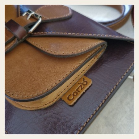 Bolso bandolera de piel Paseo | Corzo