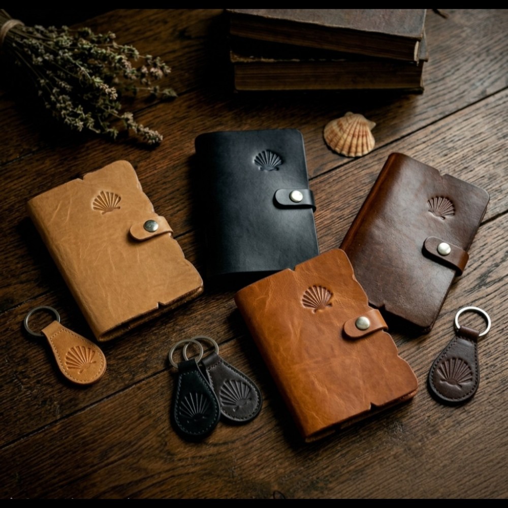 Funda Credencial Peregrino de Piel | Corzo Artesanía