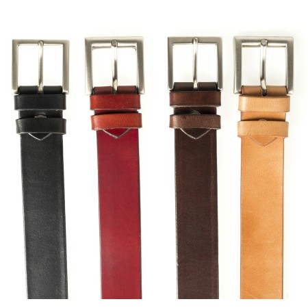 Cinturón de Cuero autentico - 4 Colores y 3 Anchos | [Corzo]